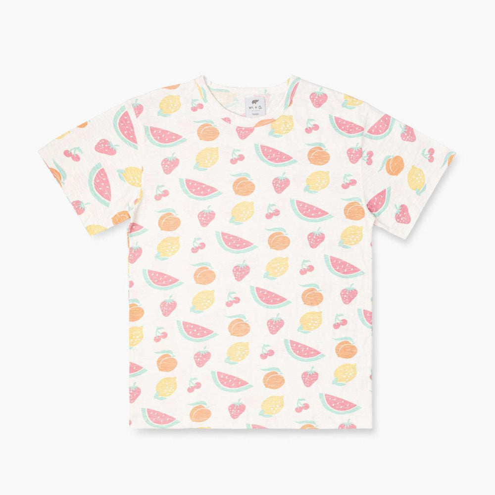 Adult Short Sleeve Crewneck Tee - Fruit Salad