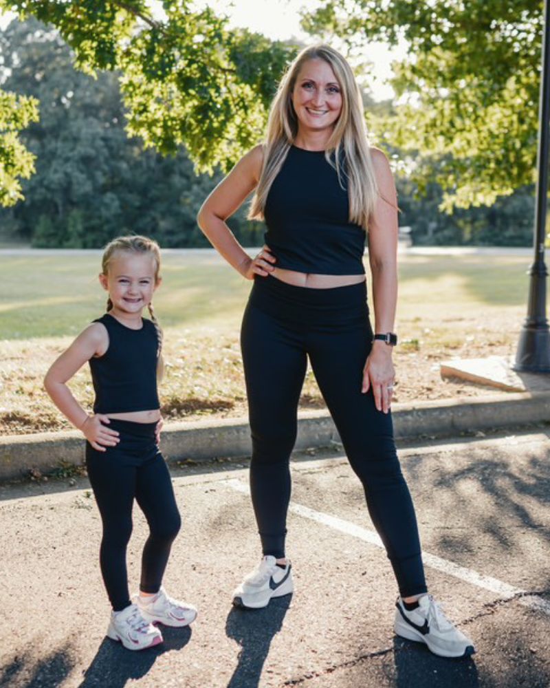 Ainsley Athletic Tank - Black