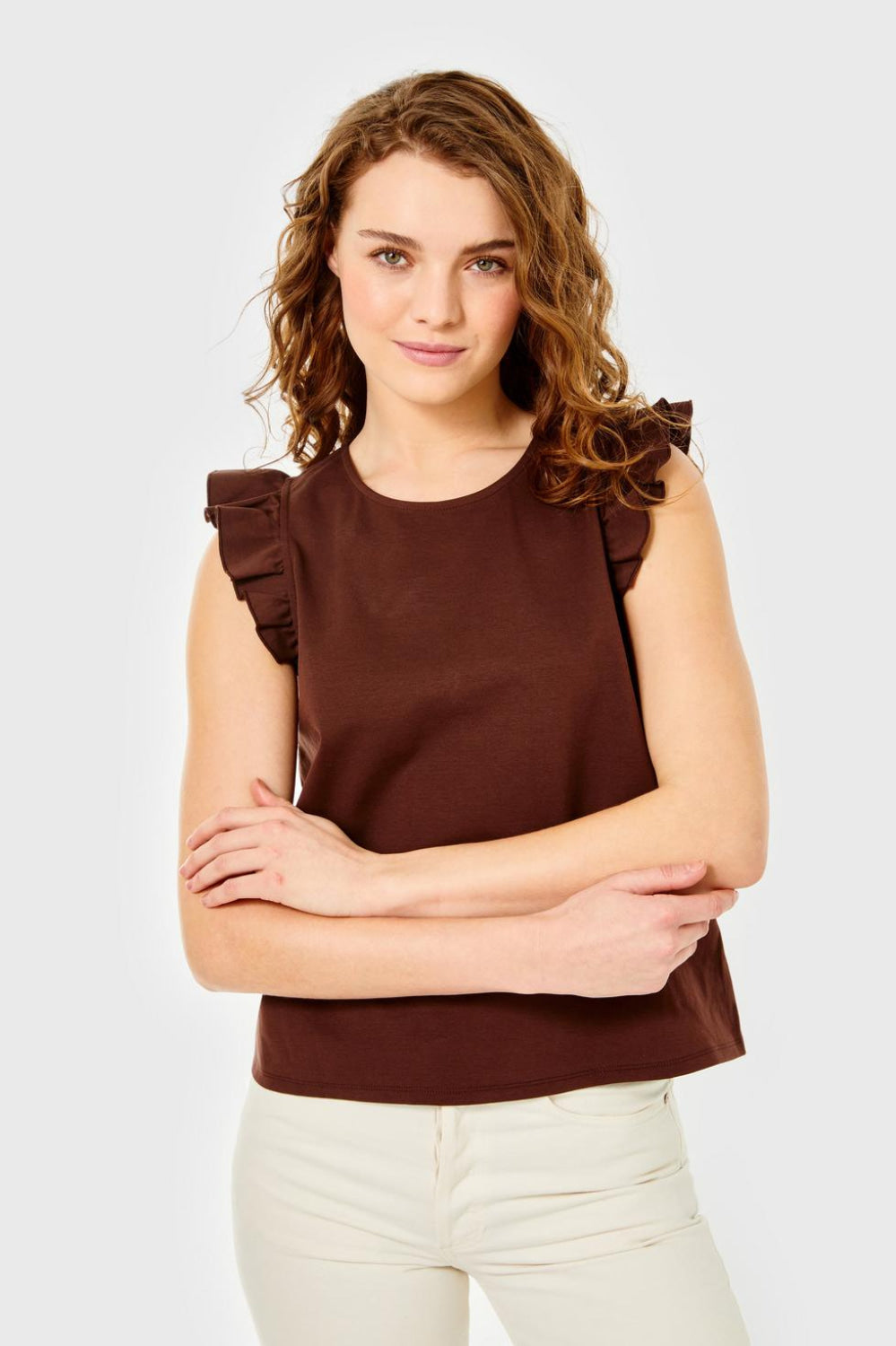 Alice Top - Chicory Coffee
