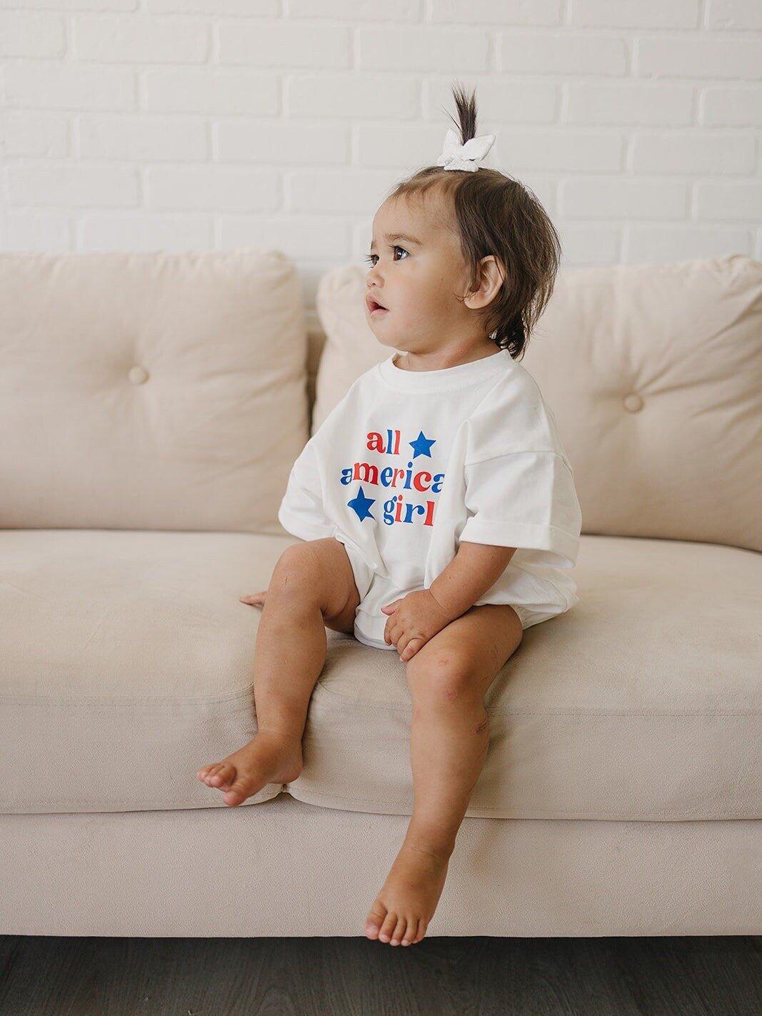 All American Girl T-Shirt Romper