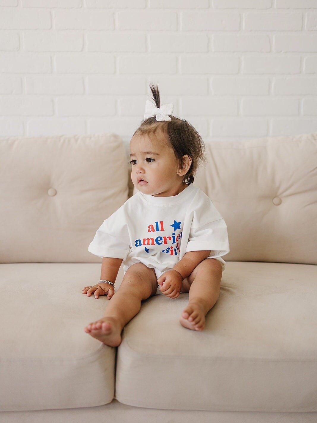 All American Girl T-Shirt Romper