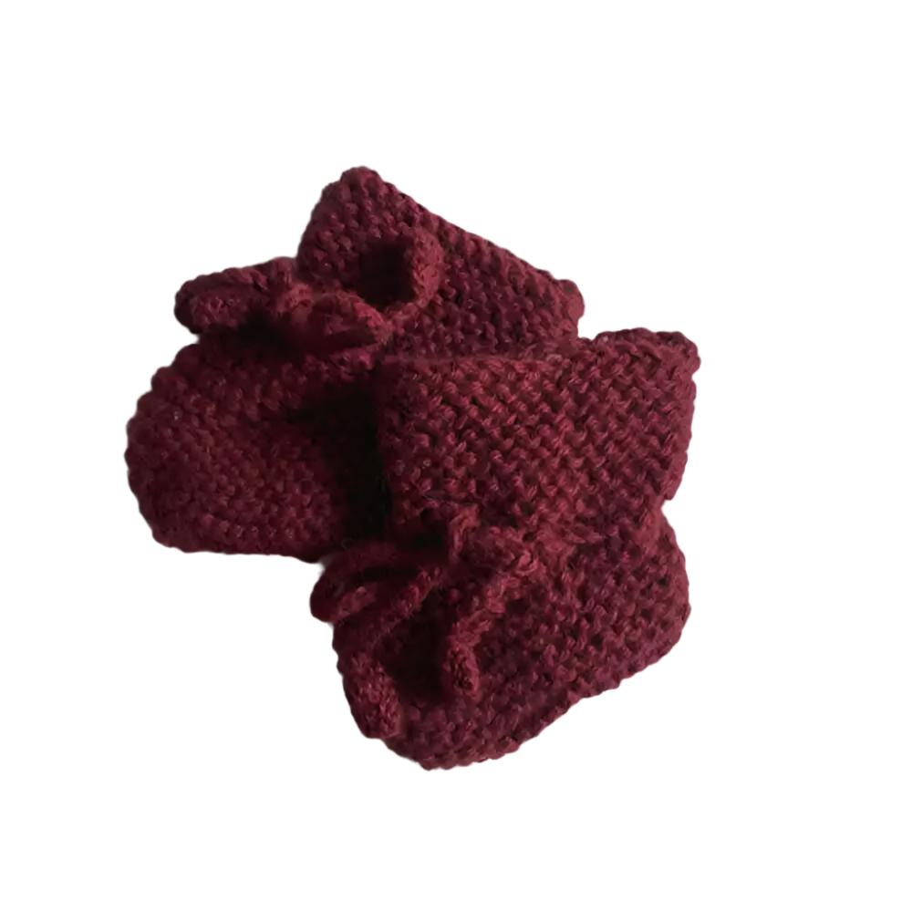 The Alpaca Bootie - Winterberry