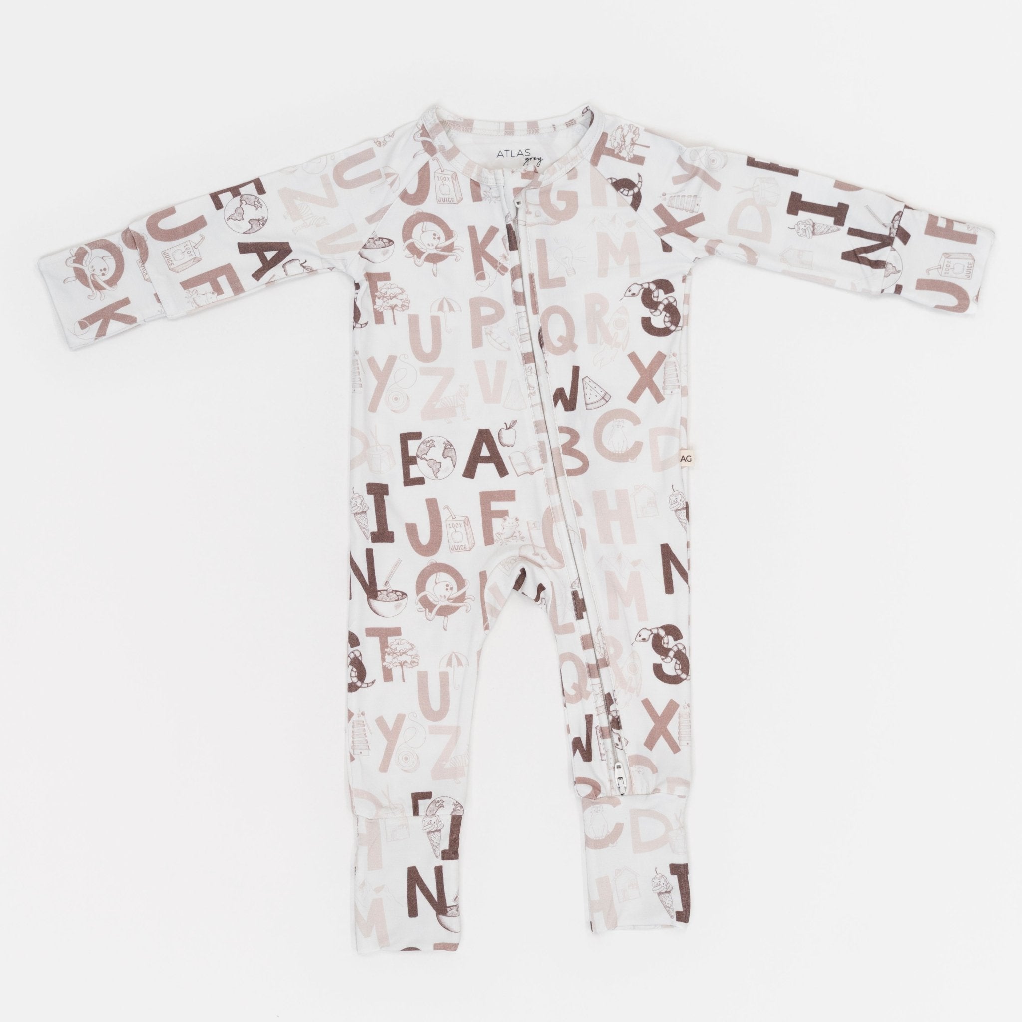 Alphabet Bamboo Pajamas