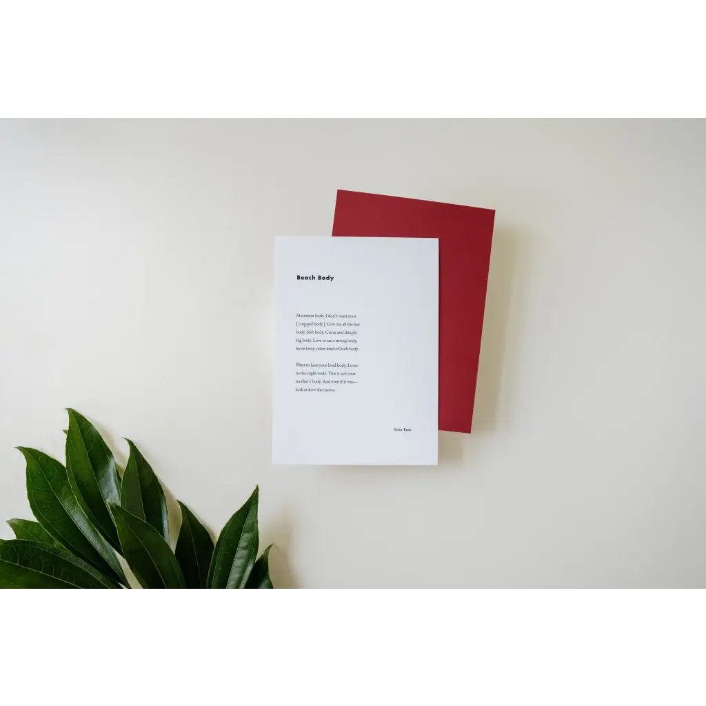 Kate Baer Poem Prints | 5 x 7 | FREE SHIPPING