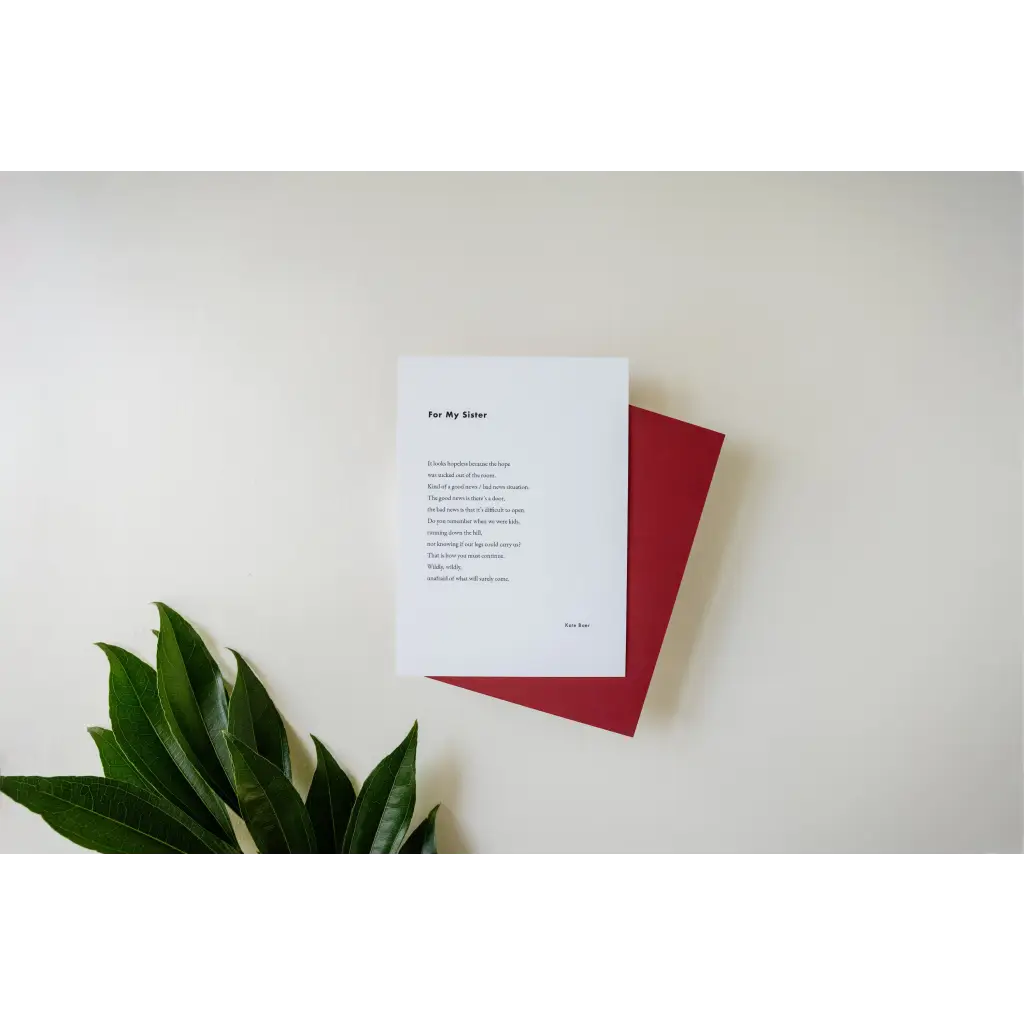 Kate Baer Poem Prints | 5 x 7 | FREE SHIPPING