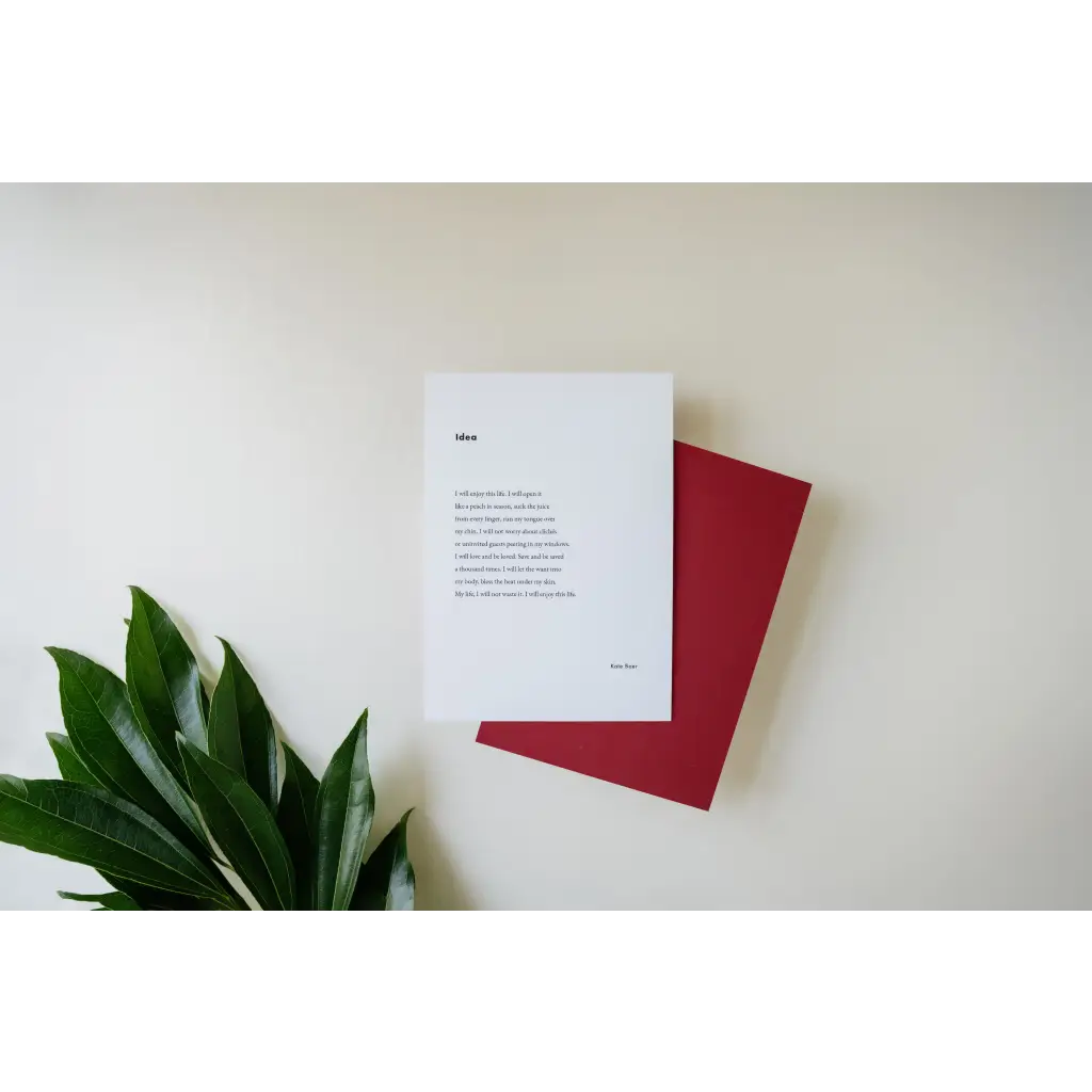Kate Baer Poem Prints | 5 x 7 | FREE SHIPPING