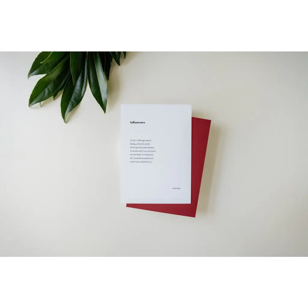 Kate Baer Poem Prints | 5 x 7 | FREE SHIPPING