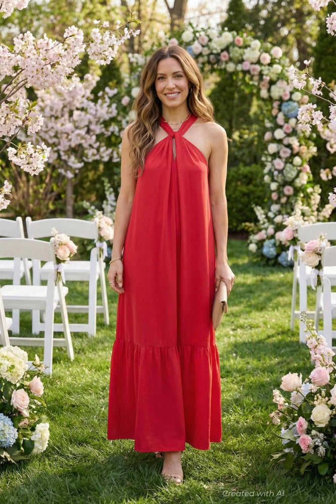 Angelique Dress - Red