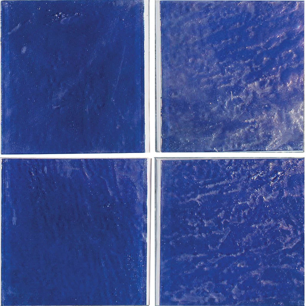 Cobalt 6"x6" Glass Pool Tile Elegant Glass Series - Aquatica Collection