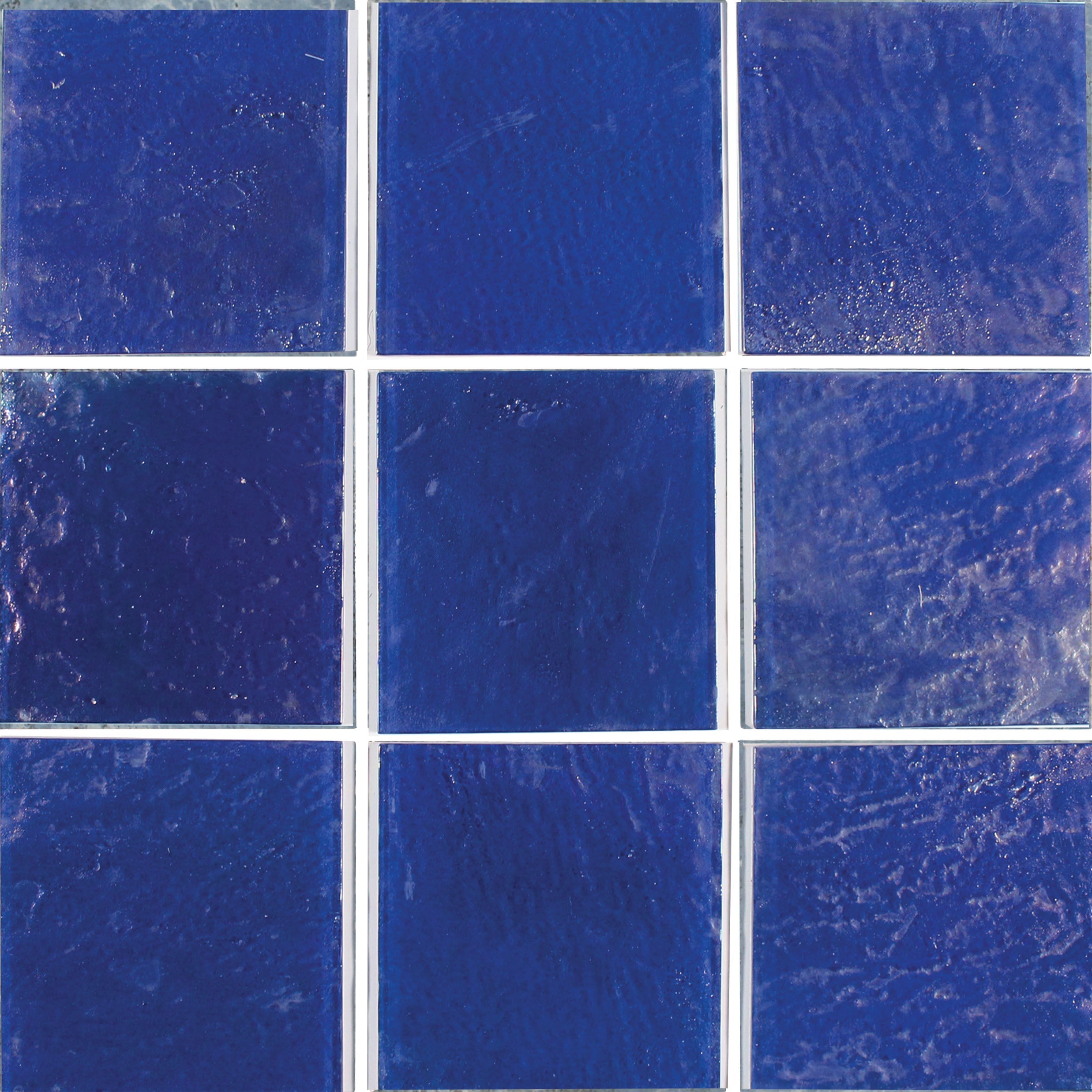 Cobalt 6"x6" Glass Pool Tile Elegant Glass Series - Aquatica Collection