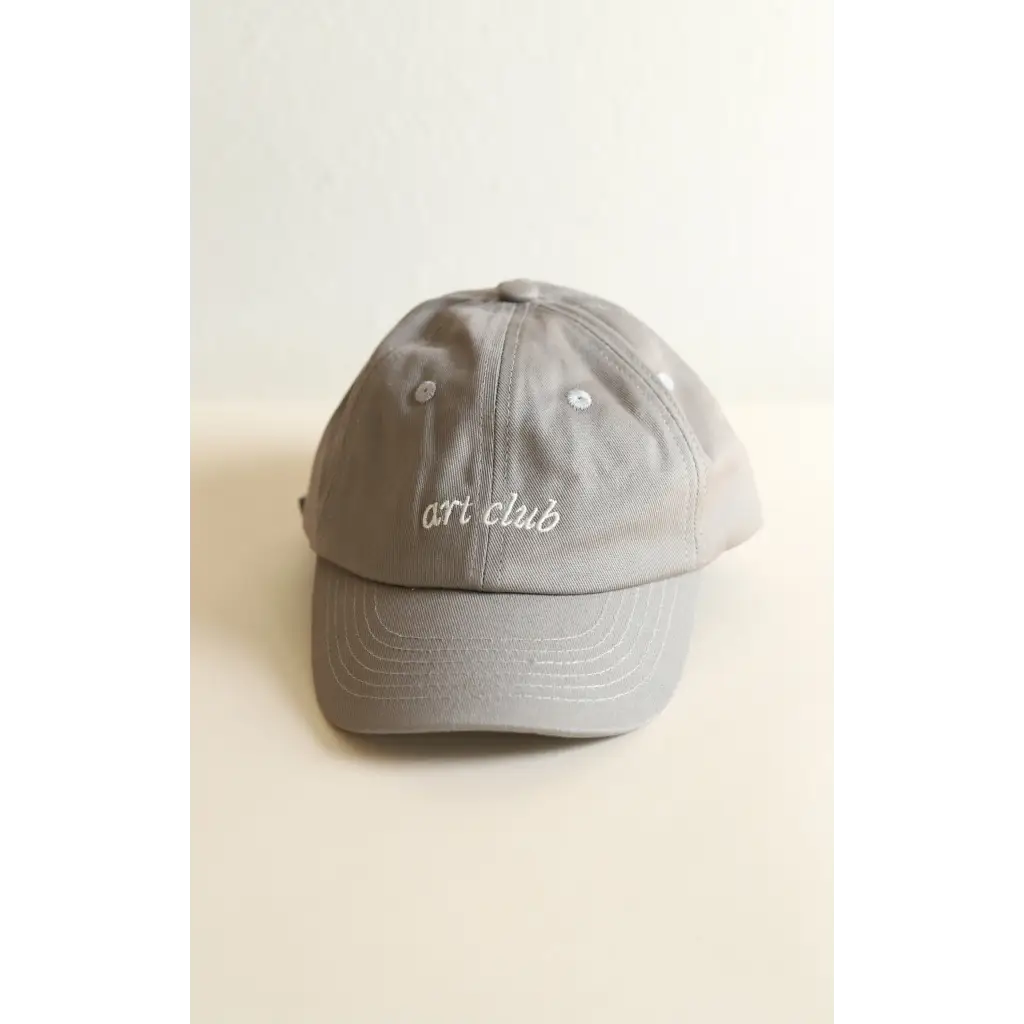 Art Club Kids Ball Cap in Gray