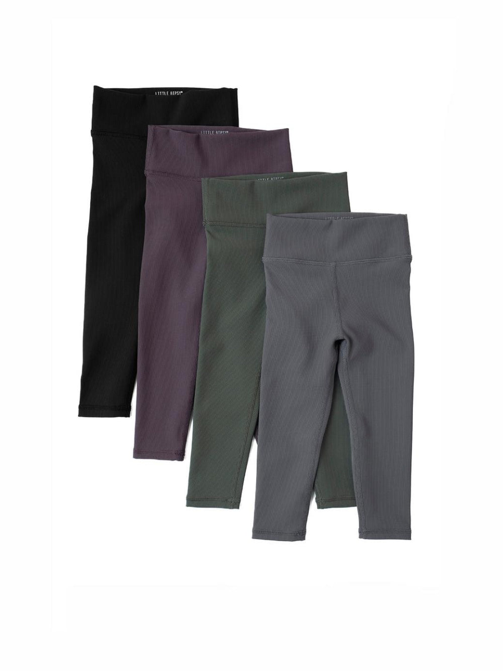 Athletic Ribbed Legging - Grey