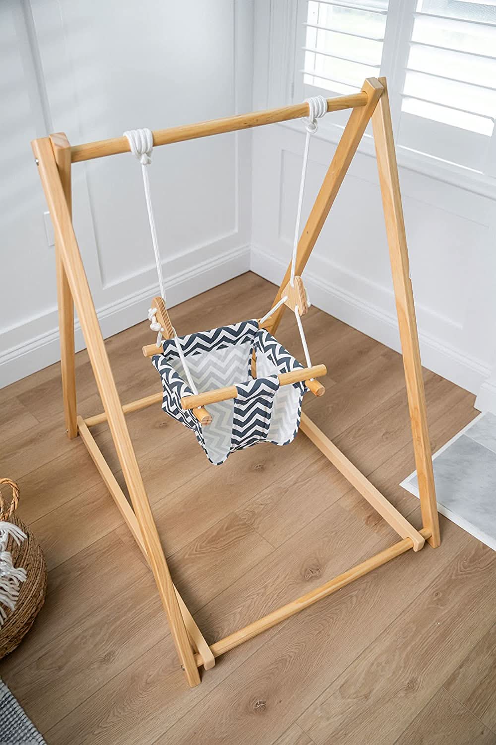 Spruce | Foldable Baby and Toddler Swing Set with Stand