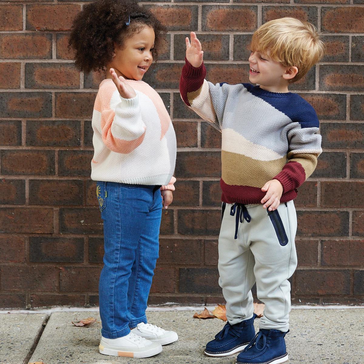 Mountain Knitwear Kid Sweater - Multicolor/navy