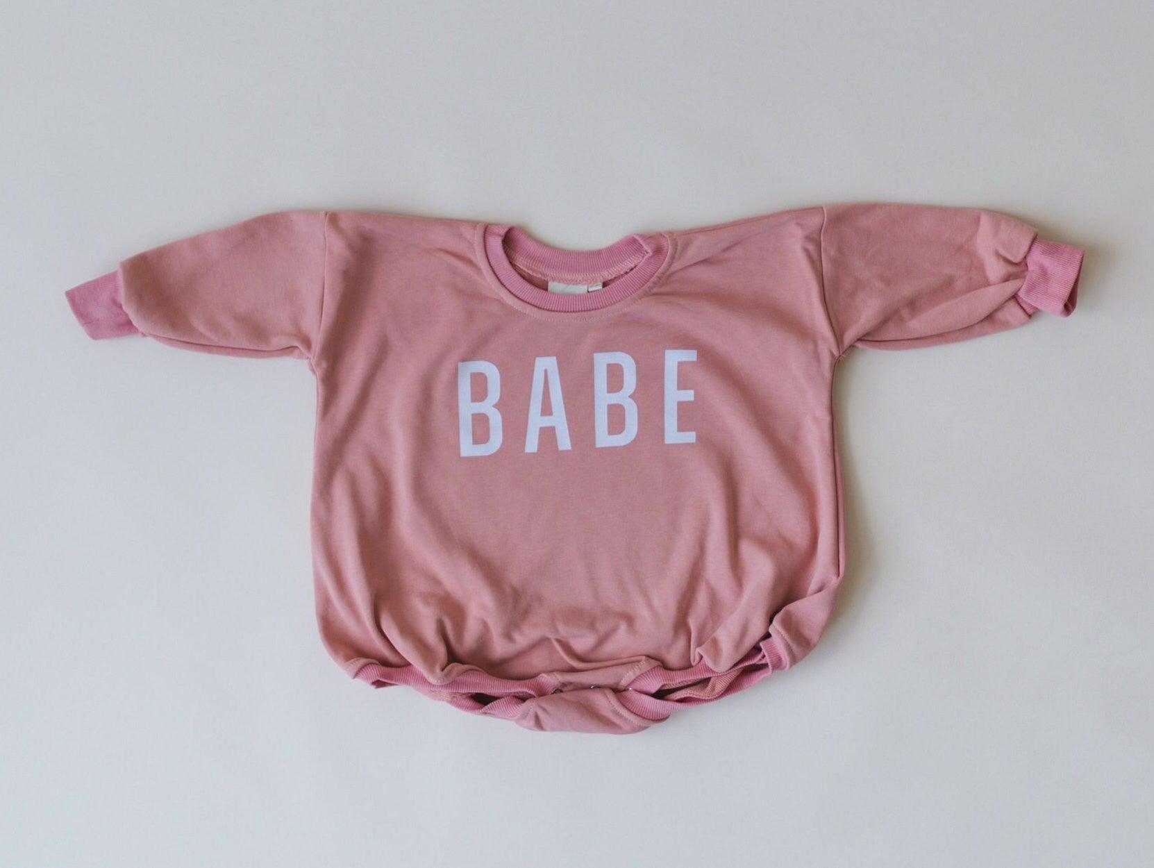 BABE Sweatshirt Romper *12-18m left