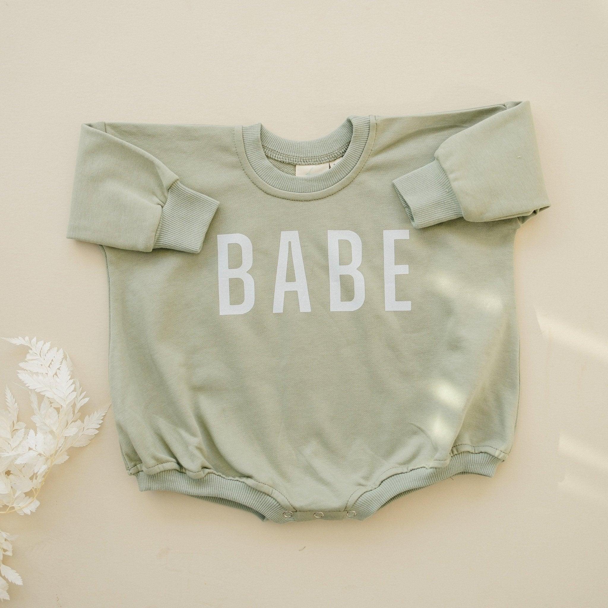 BABE Sweatshirt Romper *12-18m left