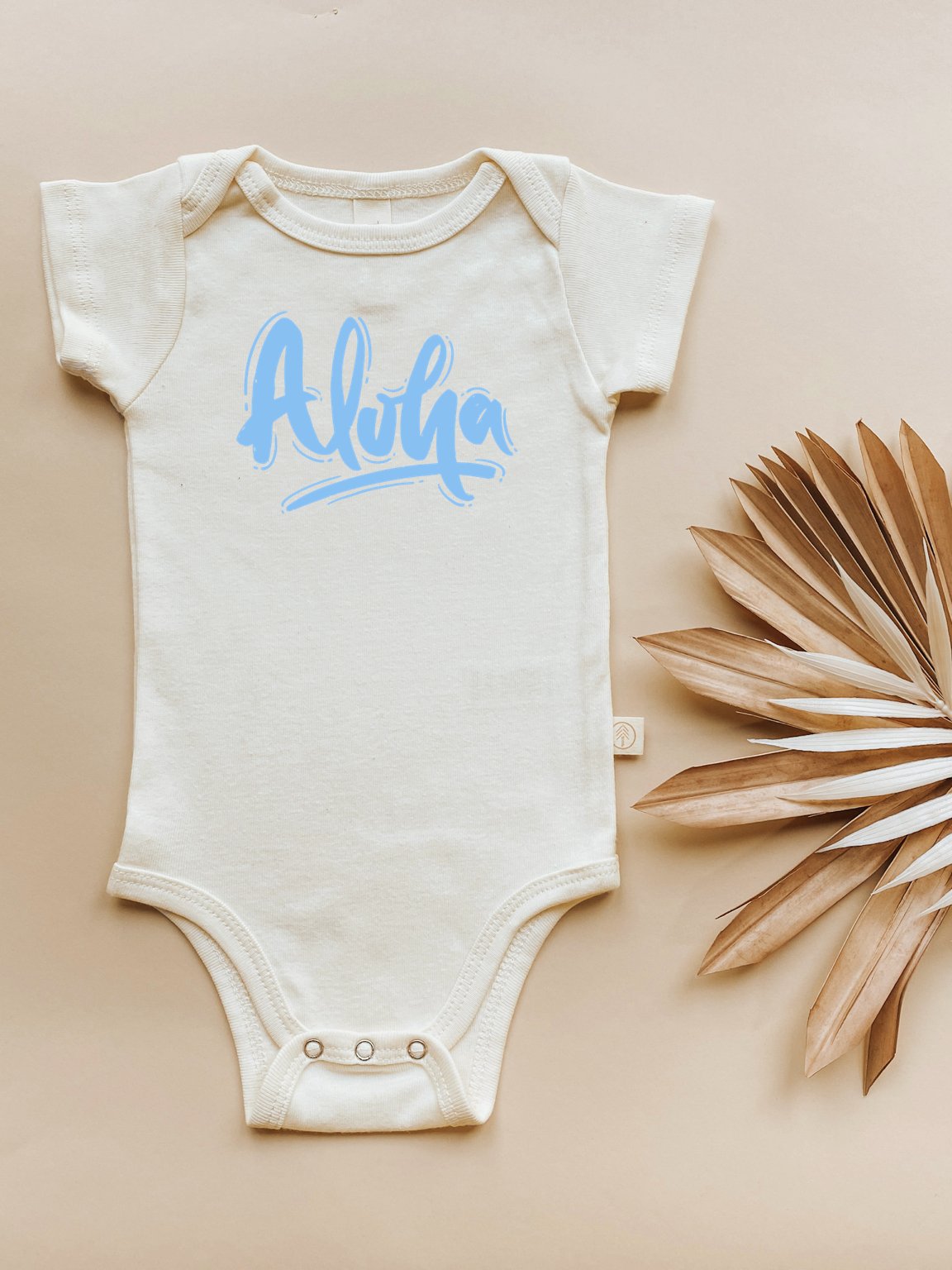 Baby Aloha Graphic Organic Cotton Bodysuit