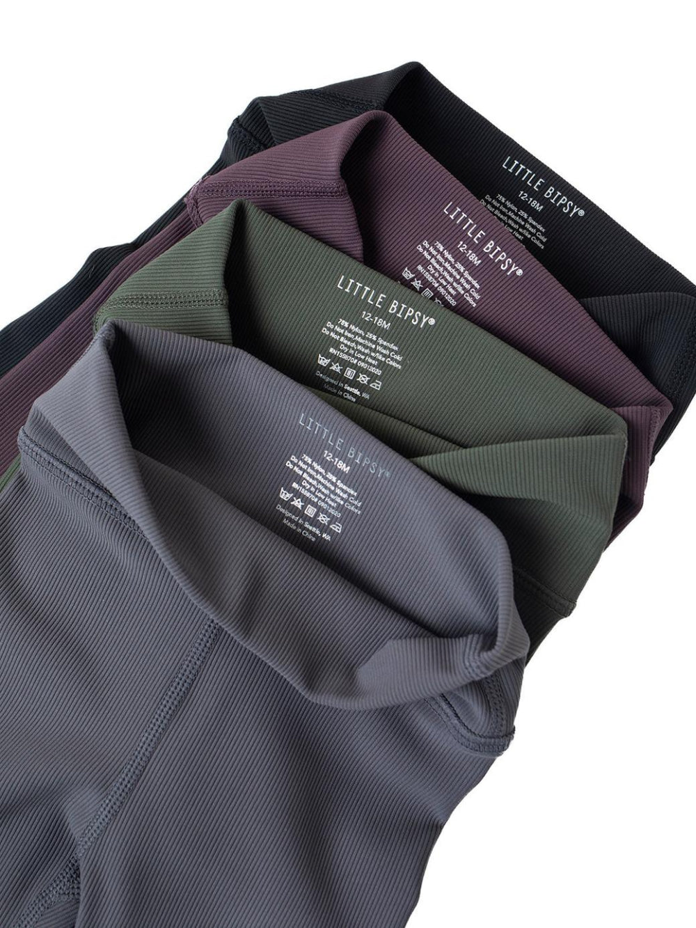 Baby Athletic Ribbed Legging - Forest