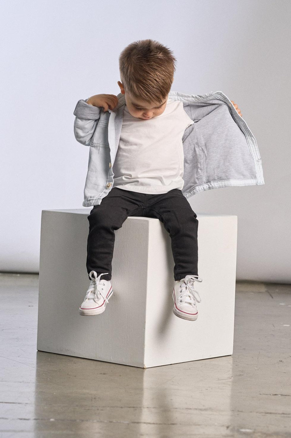 Baby Denim Shacket