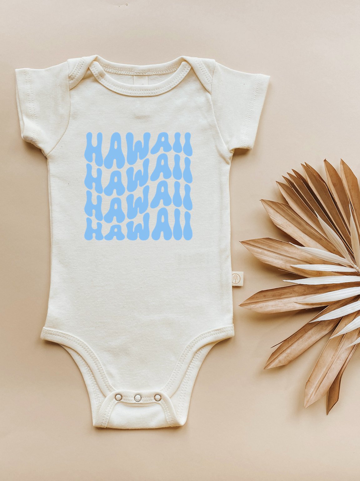 Baby Hawaii Graphic Organic Bodysuit