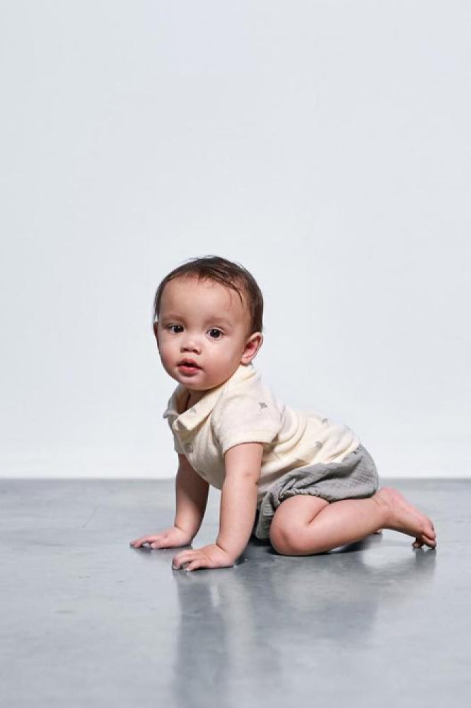 Baby Polo Shirt - Cream