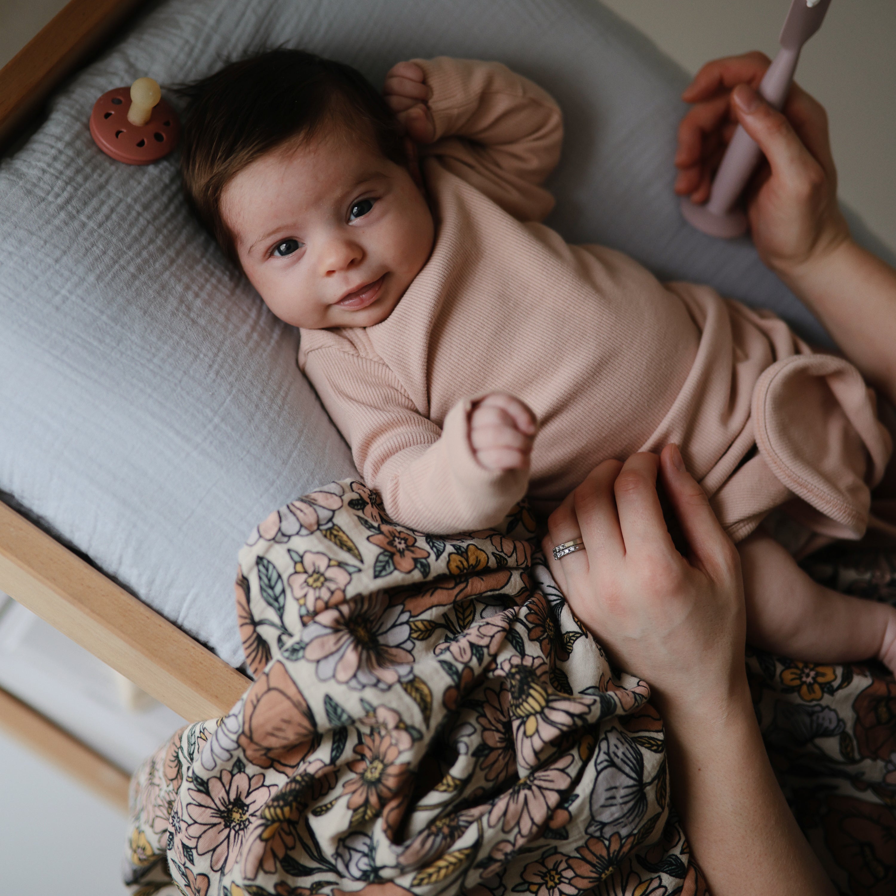 Organic Cotton Muslin Swaddle Blanket