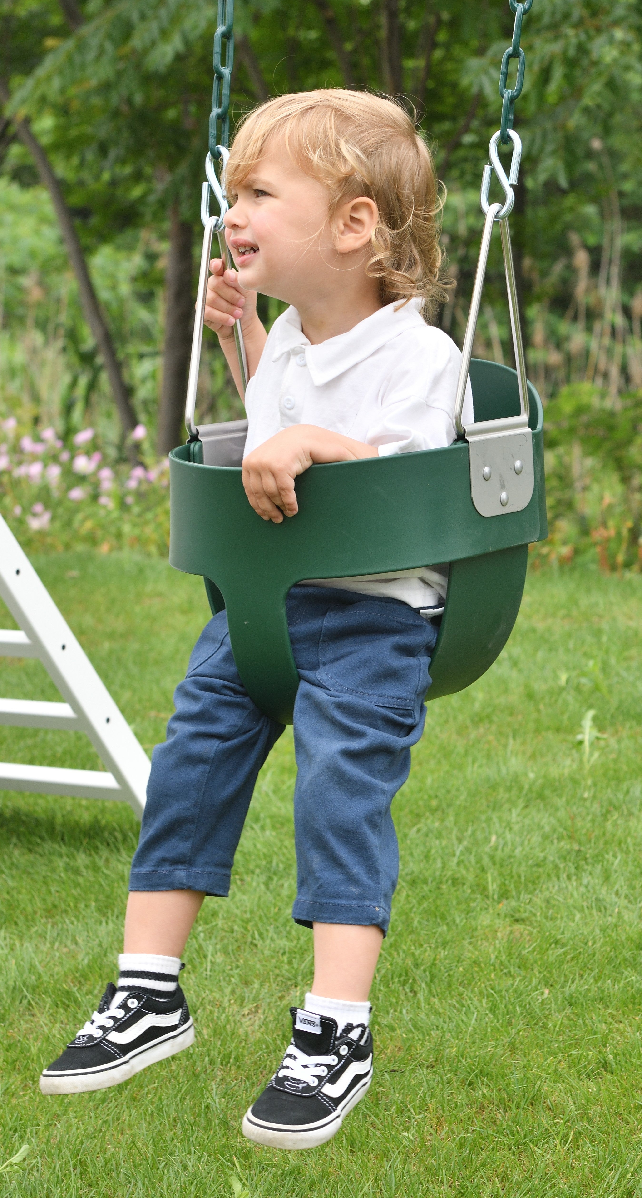 Infant swing set outdoor on sale