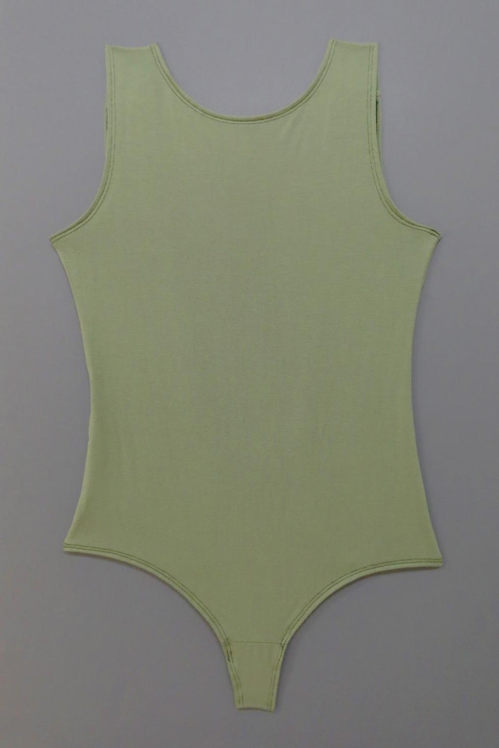 Backless Thong Bodysuit - Sage - FINAL SALE
