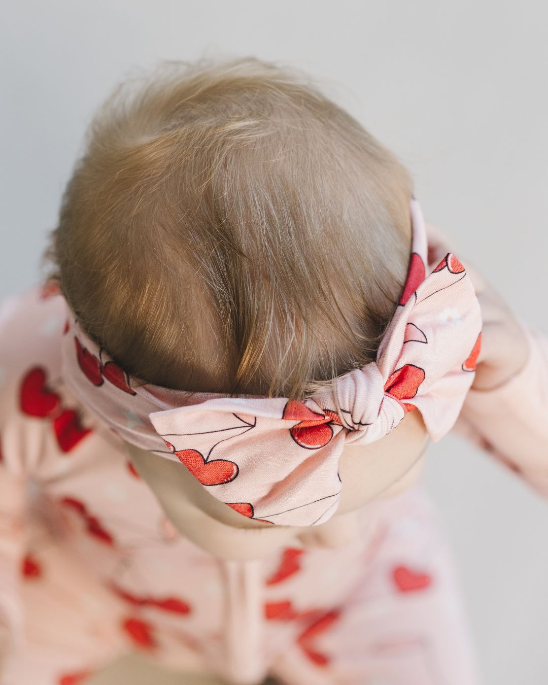 Bamboo Headband | Cherry Heart