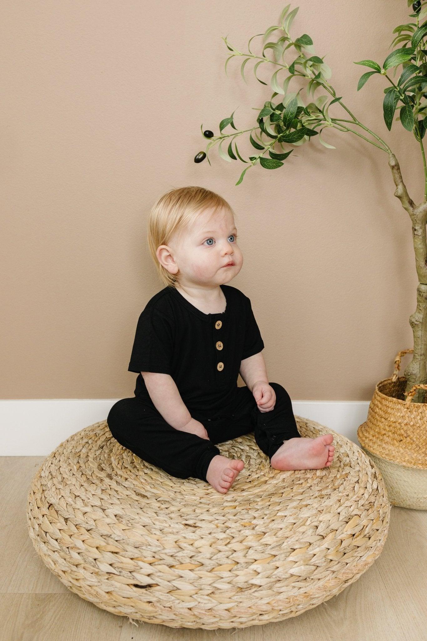 Bamboo Henley Romper