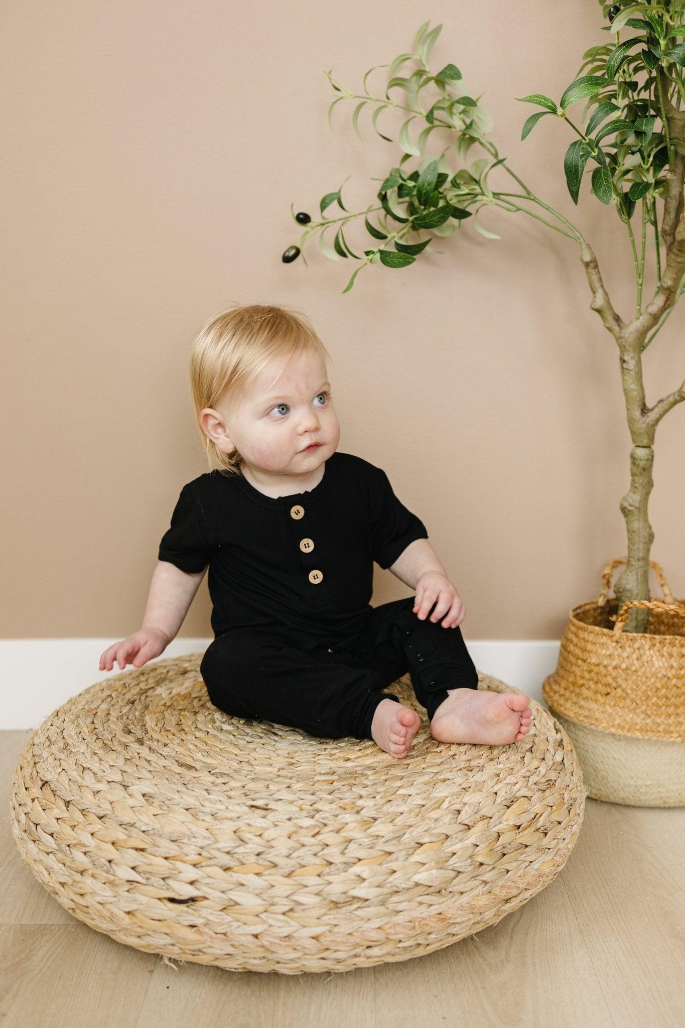 Bamboo Henley Romper