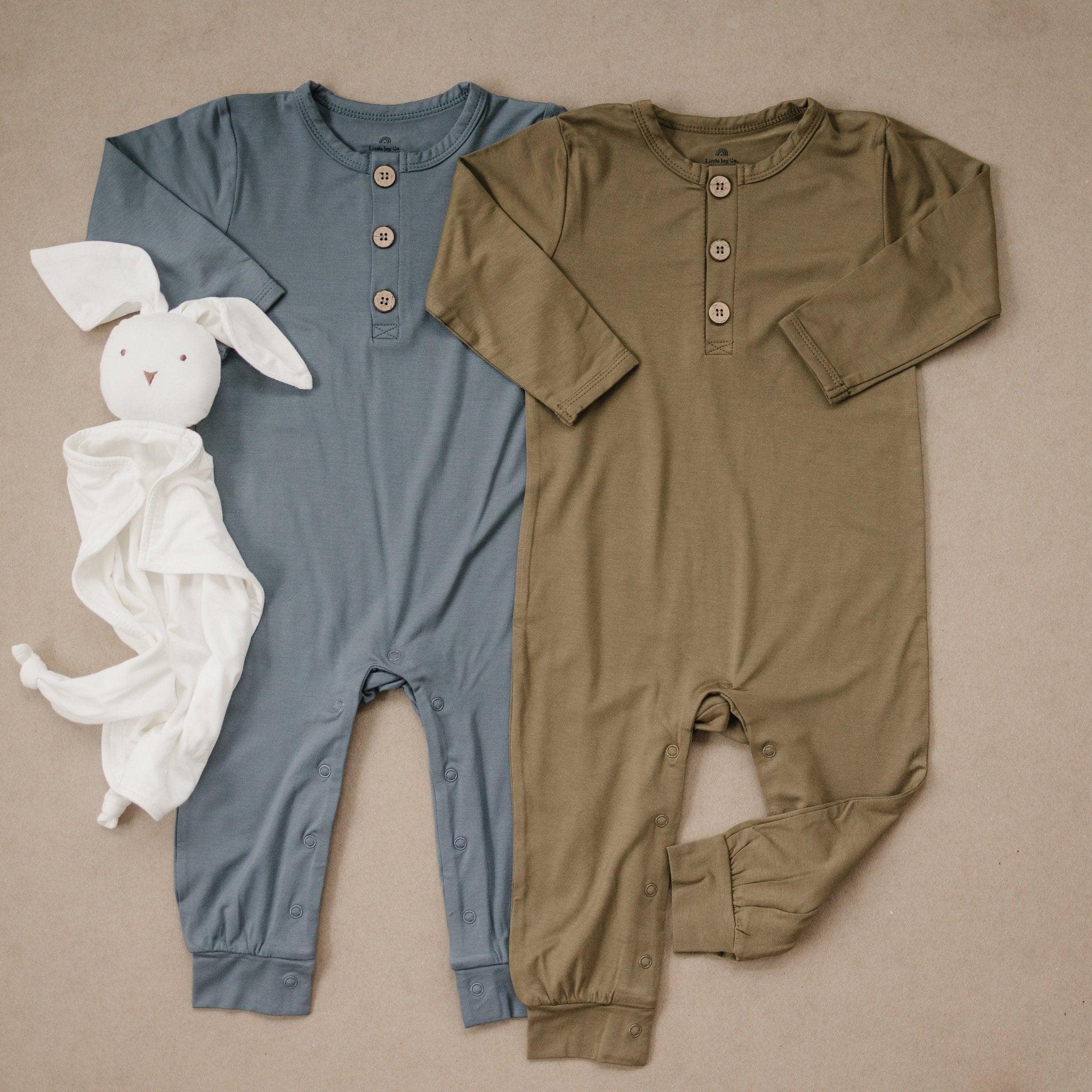 Bamboo Henley Romper - more colors