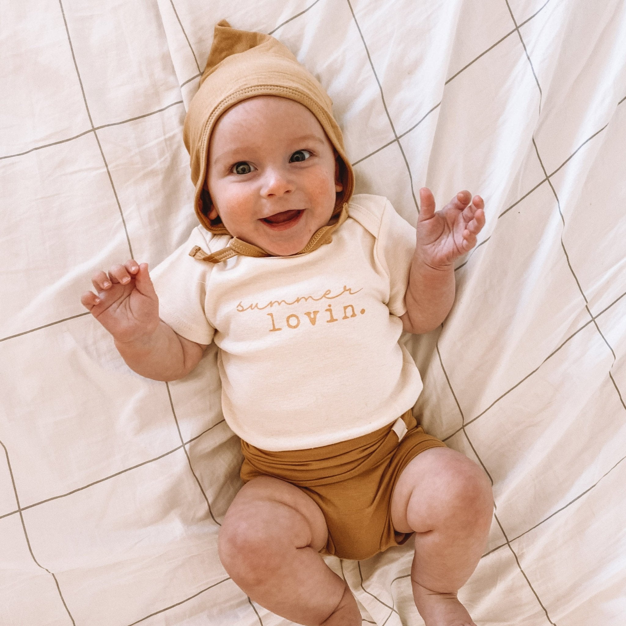 Bamboo Pixie Bonnet - Goldenrod