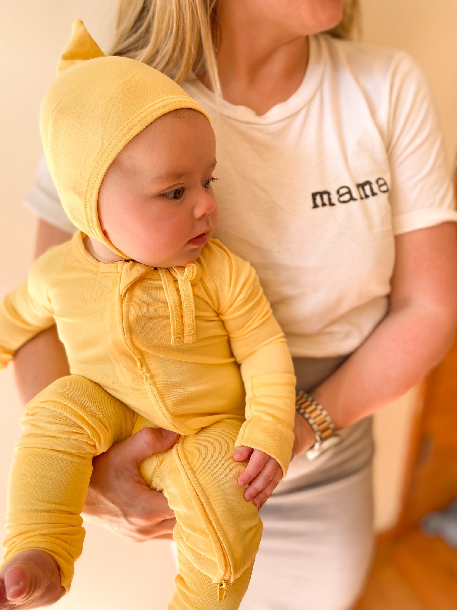 Bamboo Pixie Bonnet - Lemon