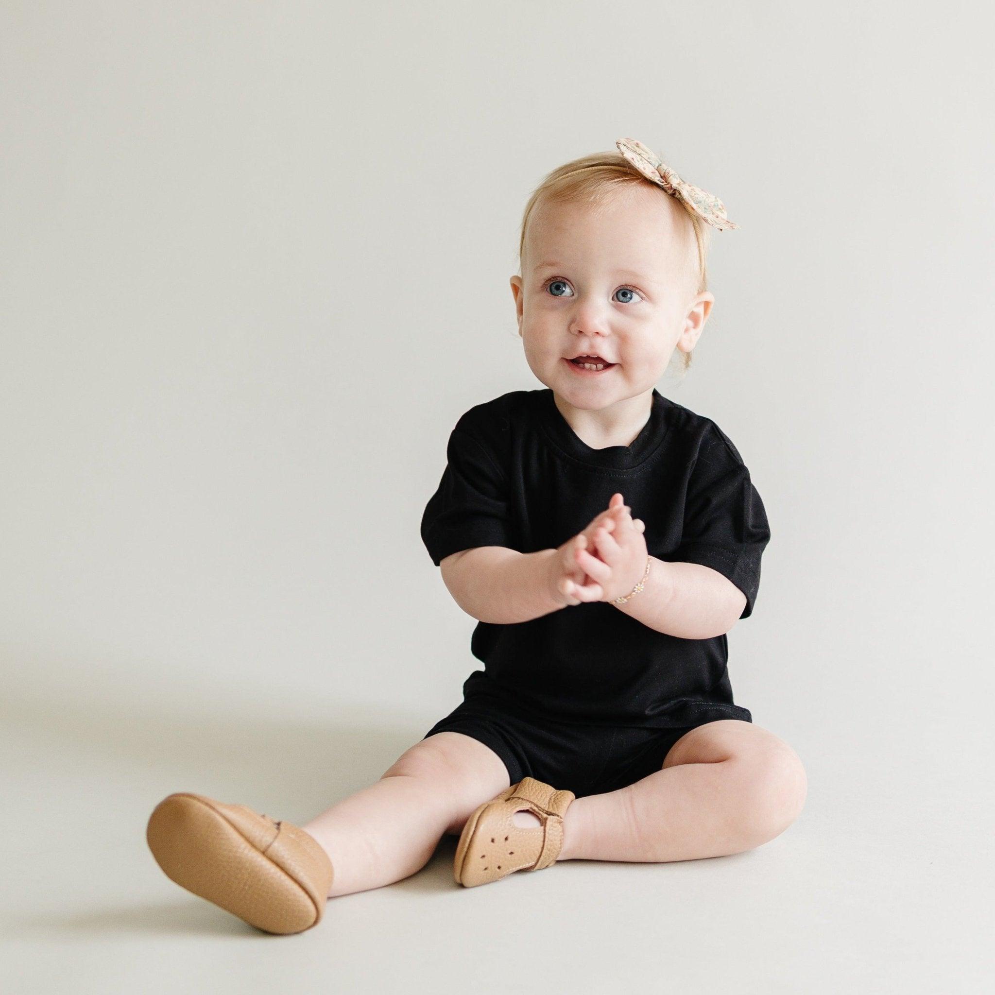 Bamboo Tee & Bike Shorts Set