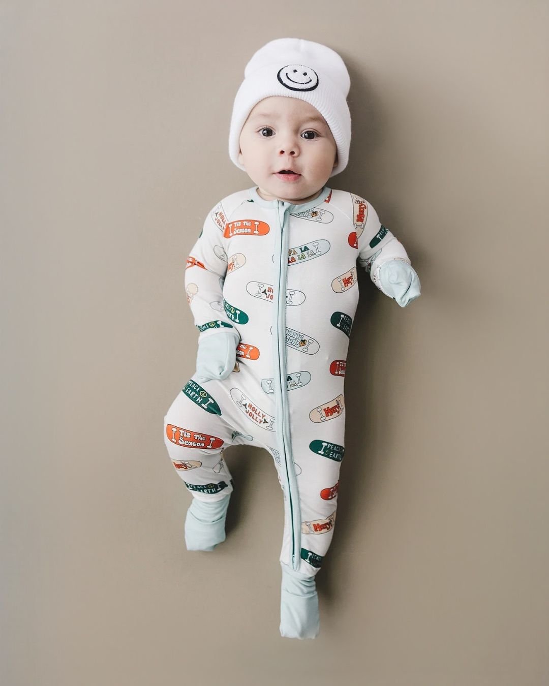 Bamboo Zip Romper | Jolly Skateboard