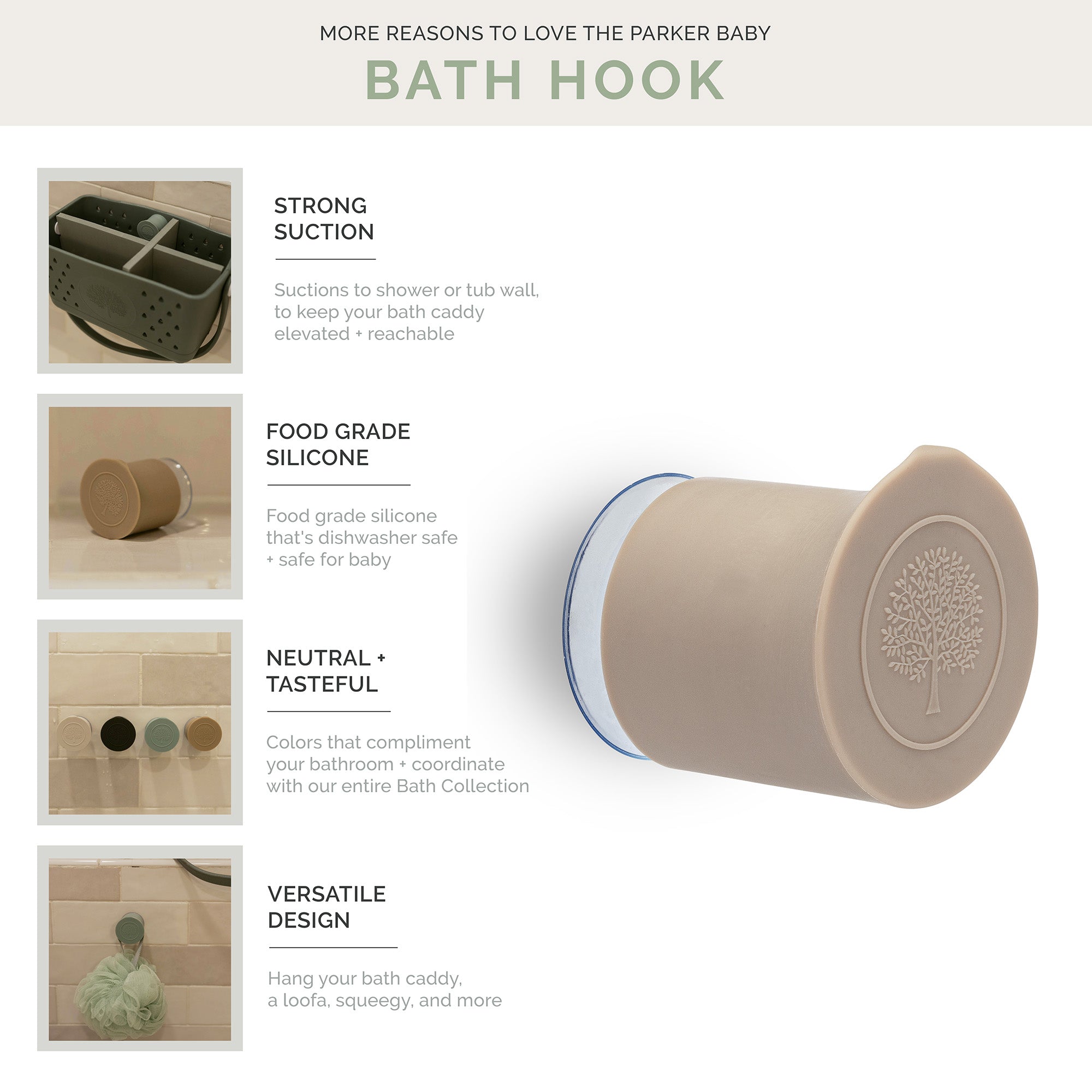 Silicone Bath Hook