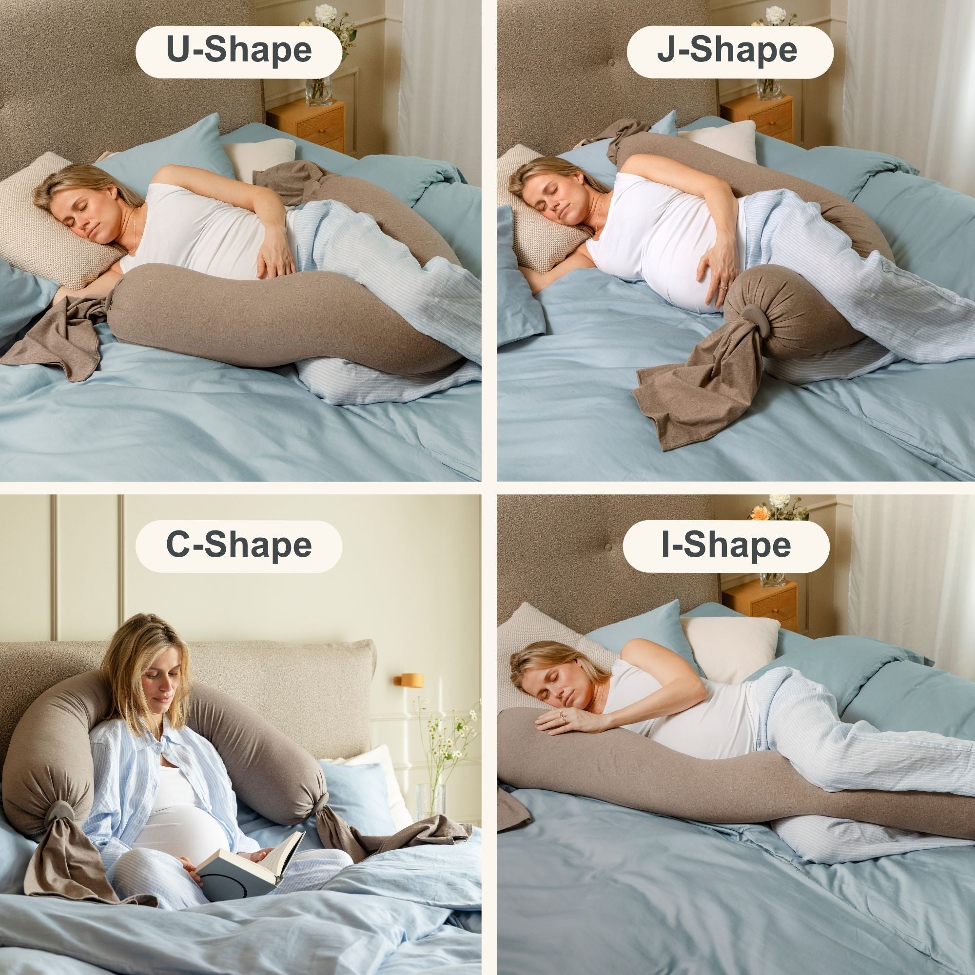 Pregnancy Pillow - Hazel Brown