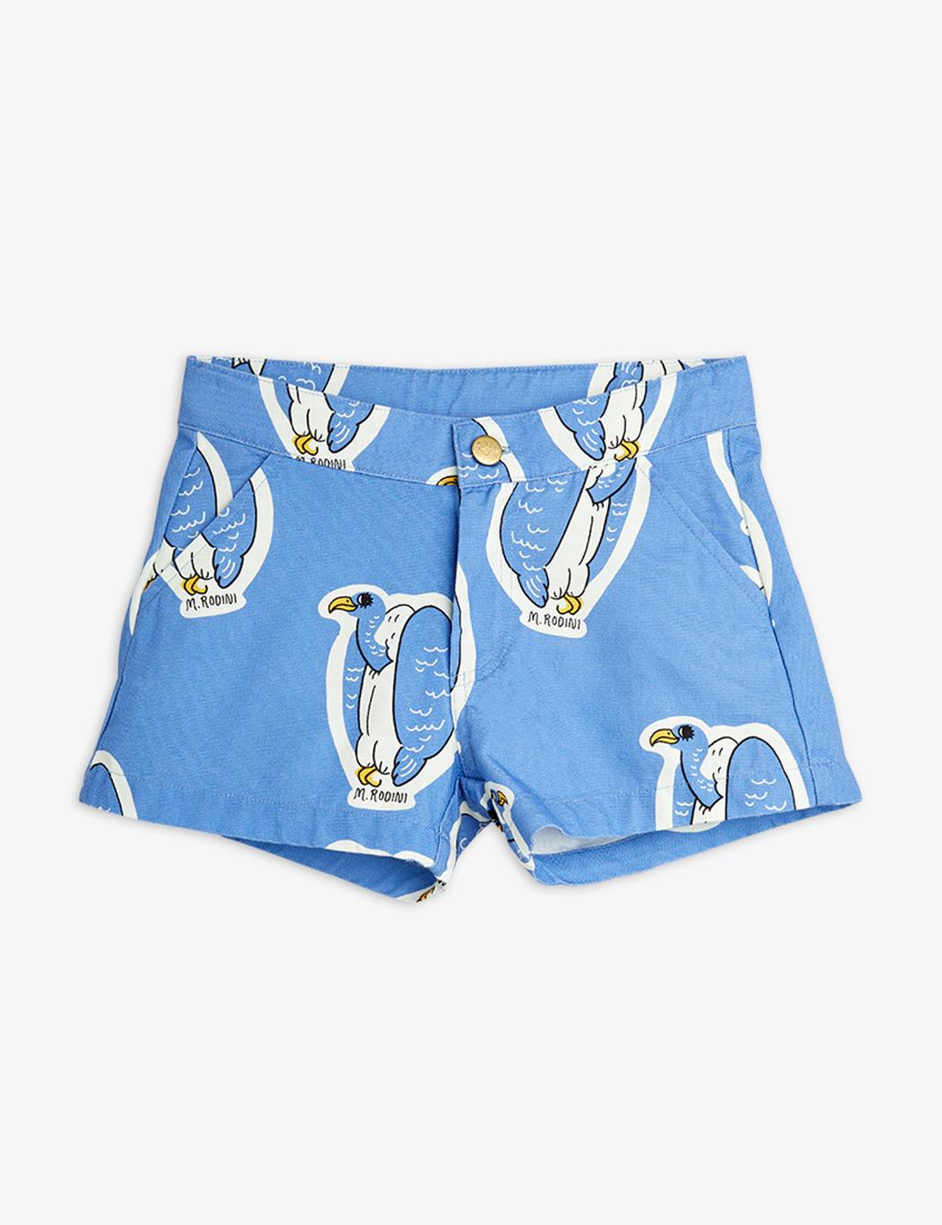 Heavy Cotton Woven Shorts - Blue