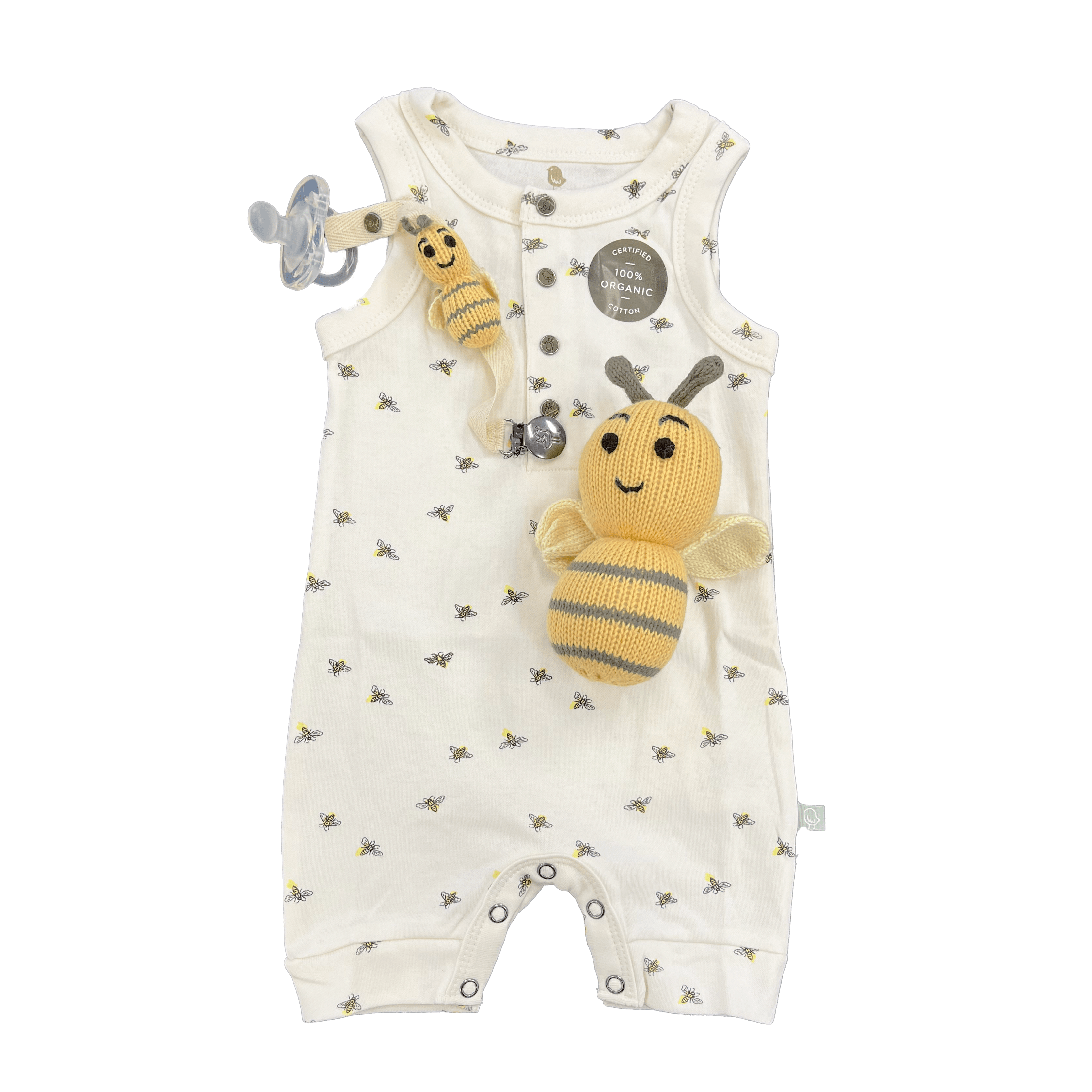 tank romper | busy bees