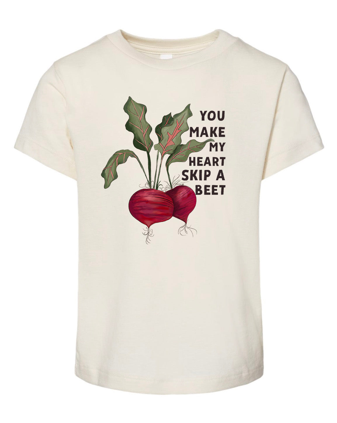 You Make My Heart Skip a Beet - Natural [Children's Tee] Onesie Raising Tito   