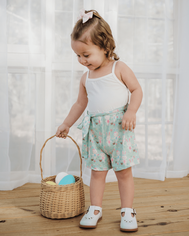 Betty Camisole Romper - Bunny Love