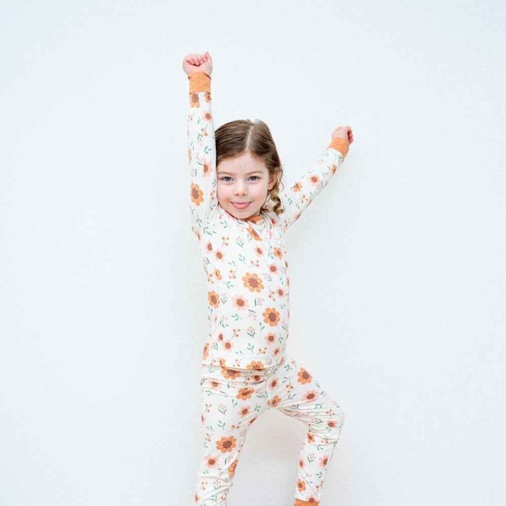 Big Kid Pajama - Sunflower