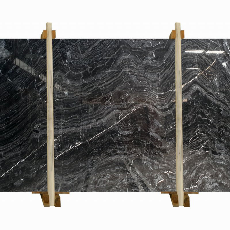 Black Wave Marble Slabs Polished - Livfloors Collection