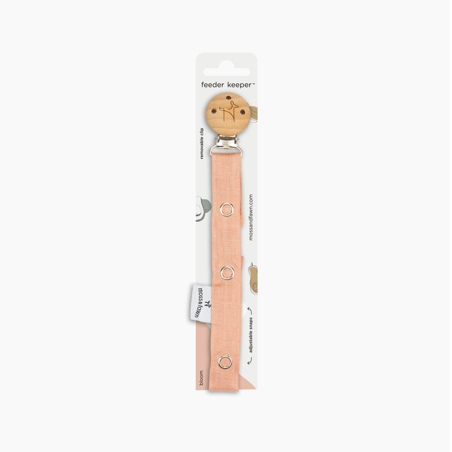 Feeder Keeper - Pacifier Clip & Forage Feeder Holder