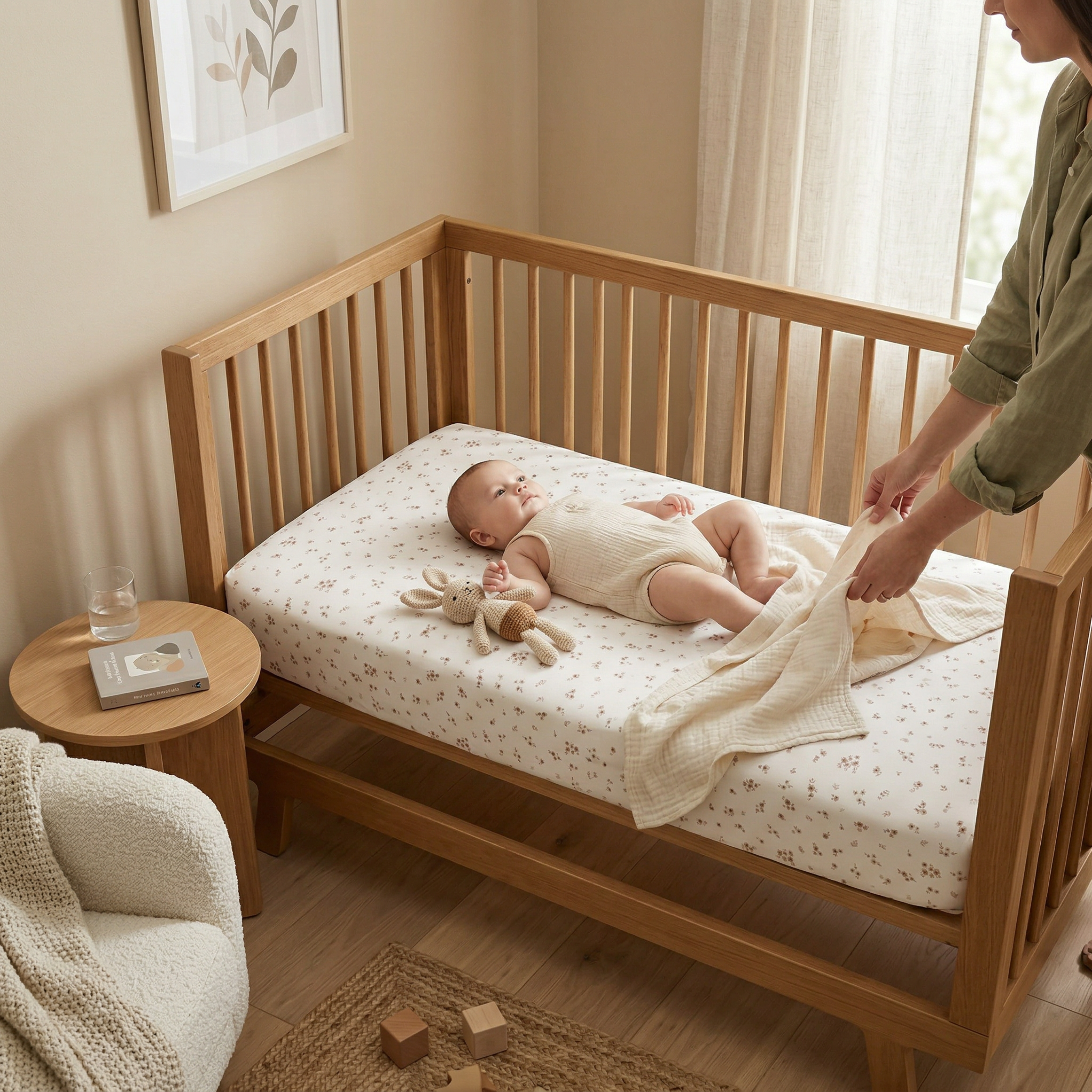 Organic Crib Sheet - Bloom
