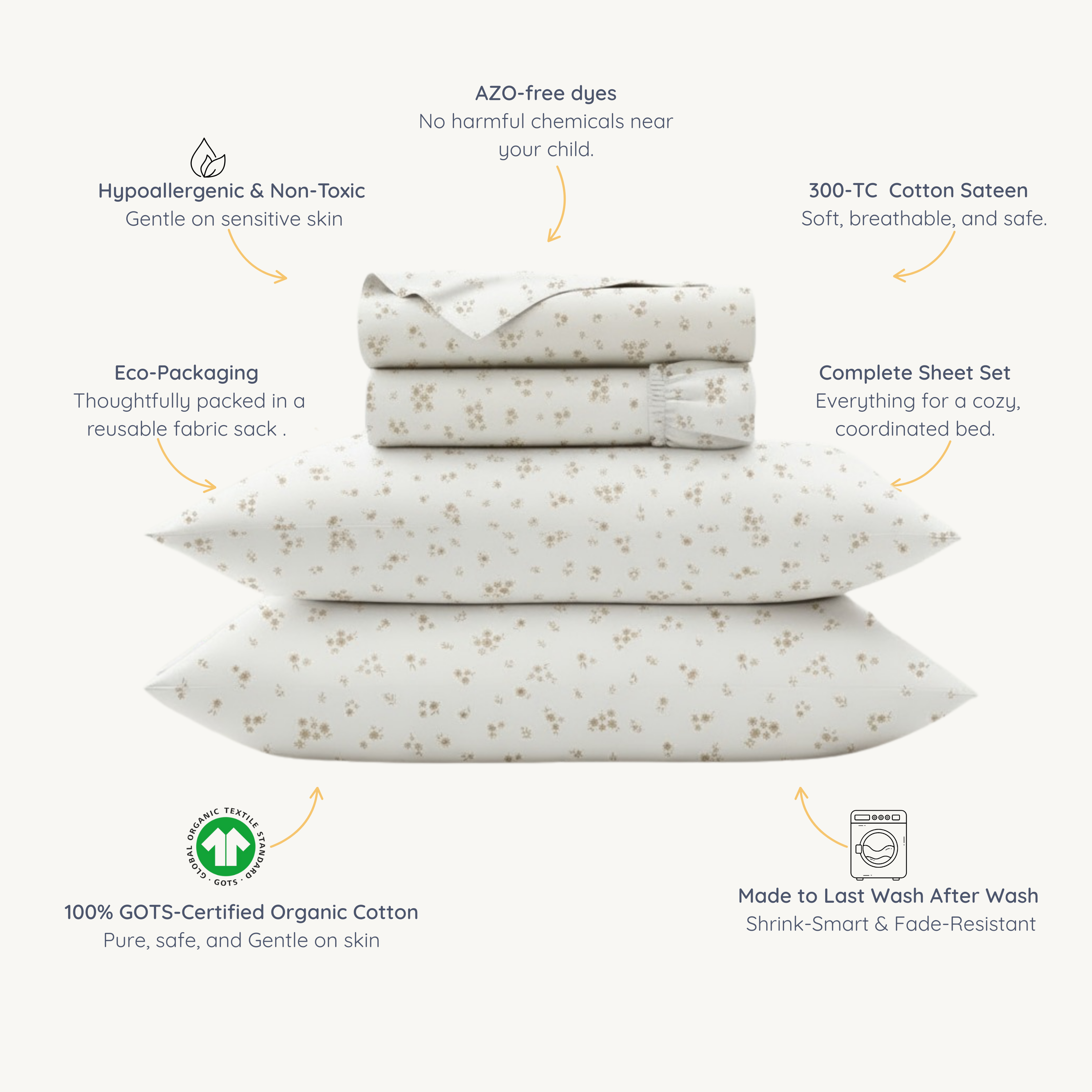 Organic Cotton Sheet Set - Bloom