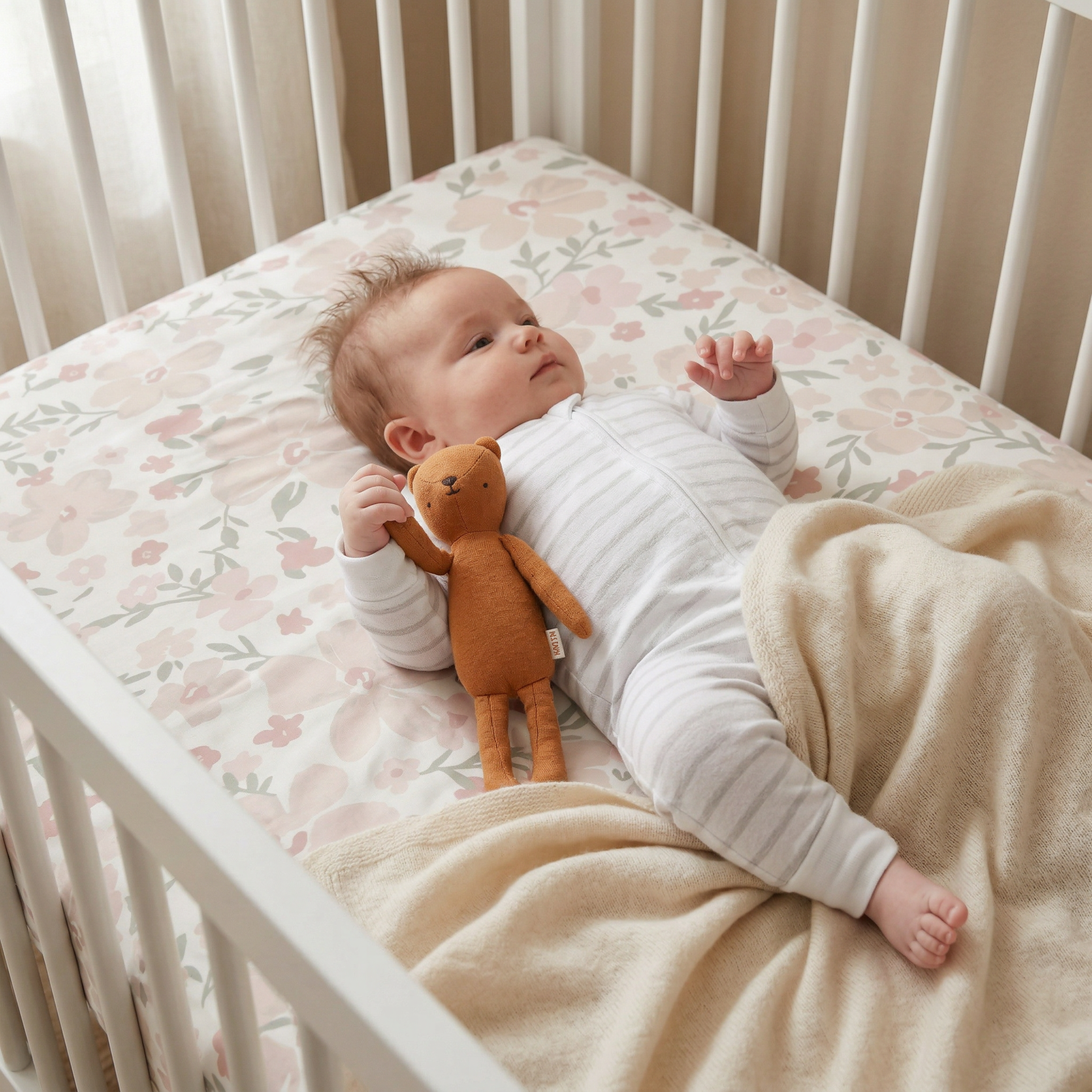 Organic Crib Sheet - Blossom