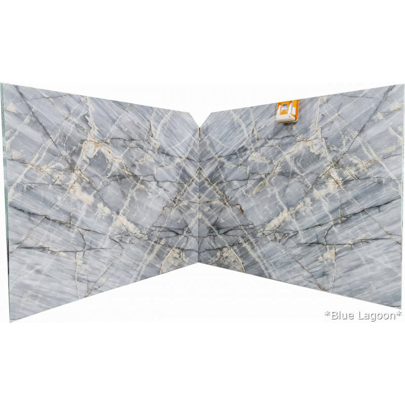 Blue Lagoon Bookmatching Dolomite Slabs Polished - Livfloors Collection