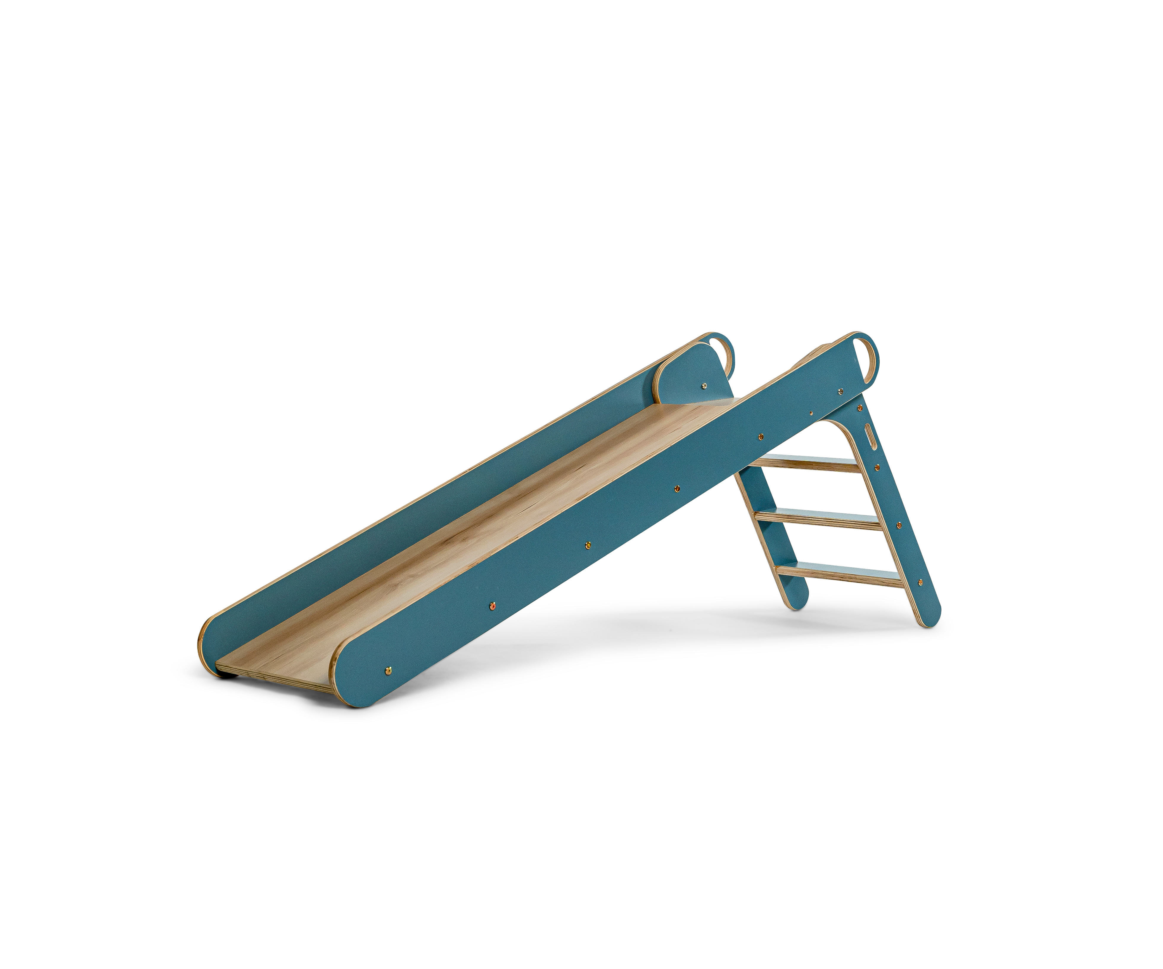 Holland- Wooden Folding Slide Indoor Avenlur.com Blue  